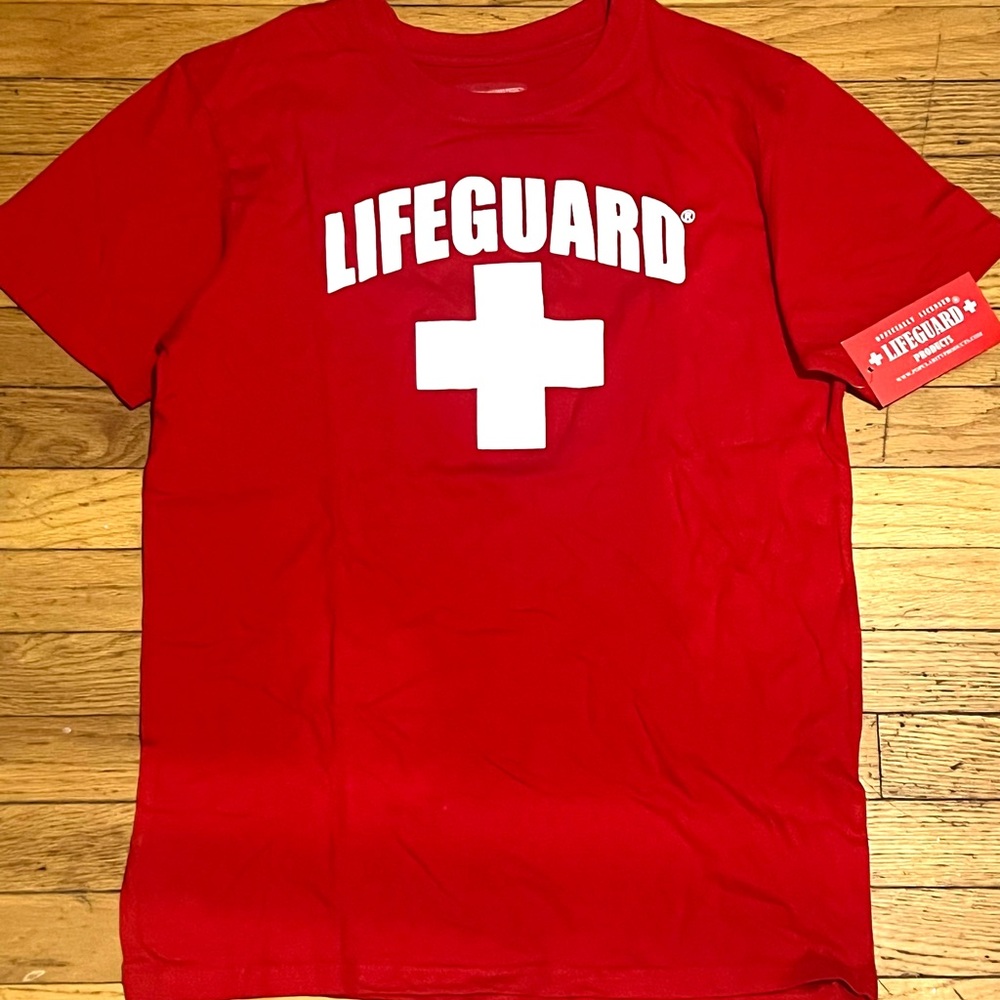 Officially Licensed Lifeguard Red T-Shirt- NWT Adult M